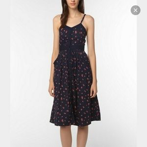 Urban Outfitter Strawberry Print dress with pocket